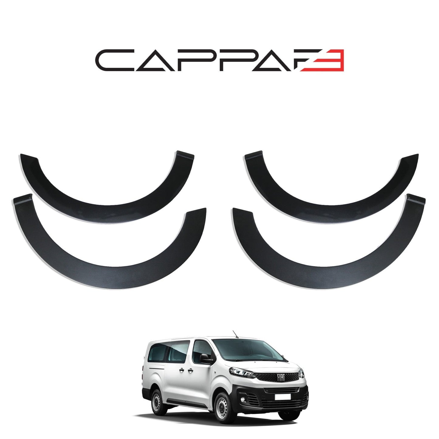 Fiat Scudo 2023 Onwards Fender Flares 8pcs