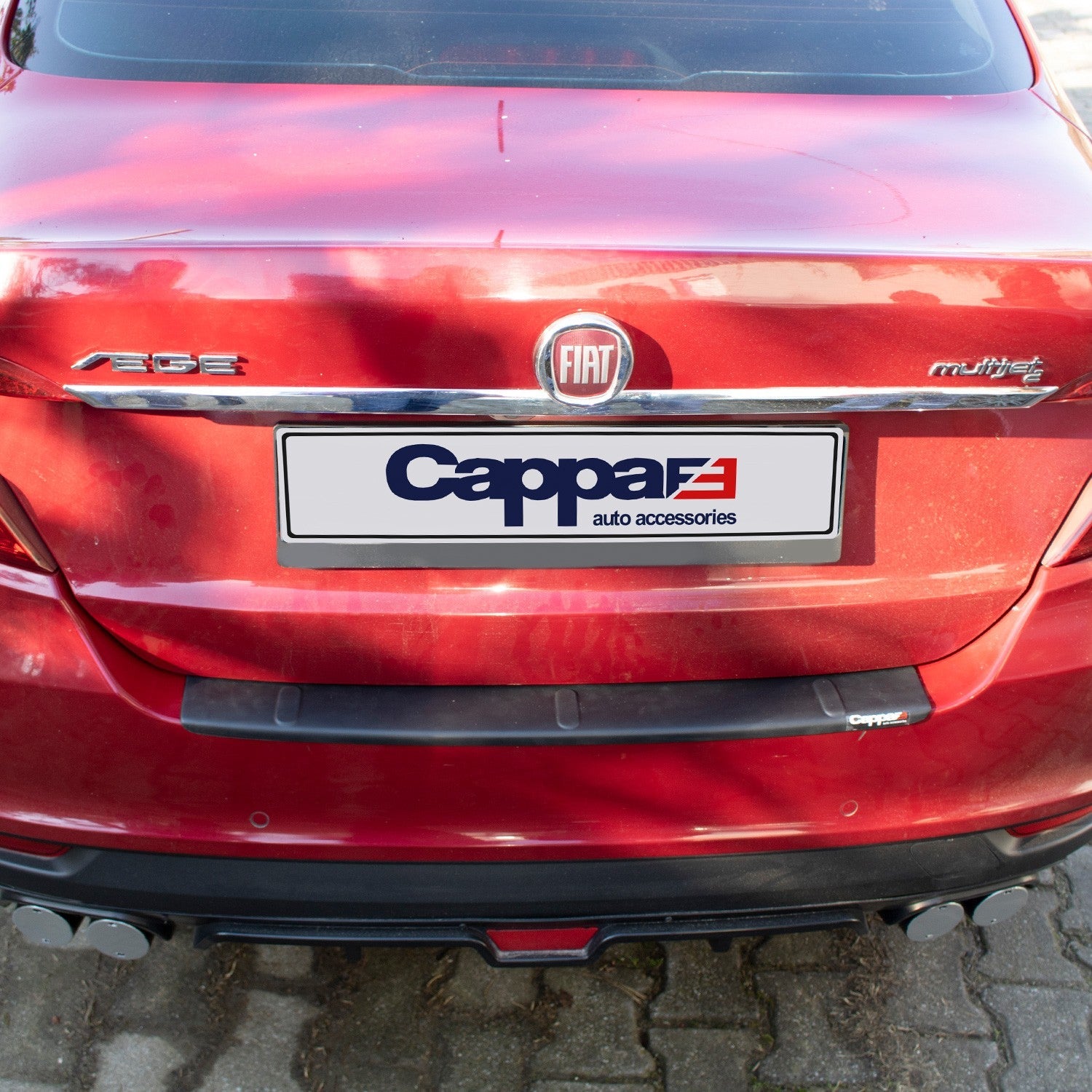 Fiat Egea 2015 Onwards Rear Bumper Sill Protector Matt
