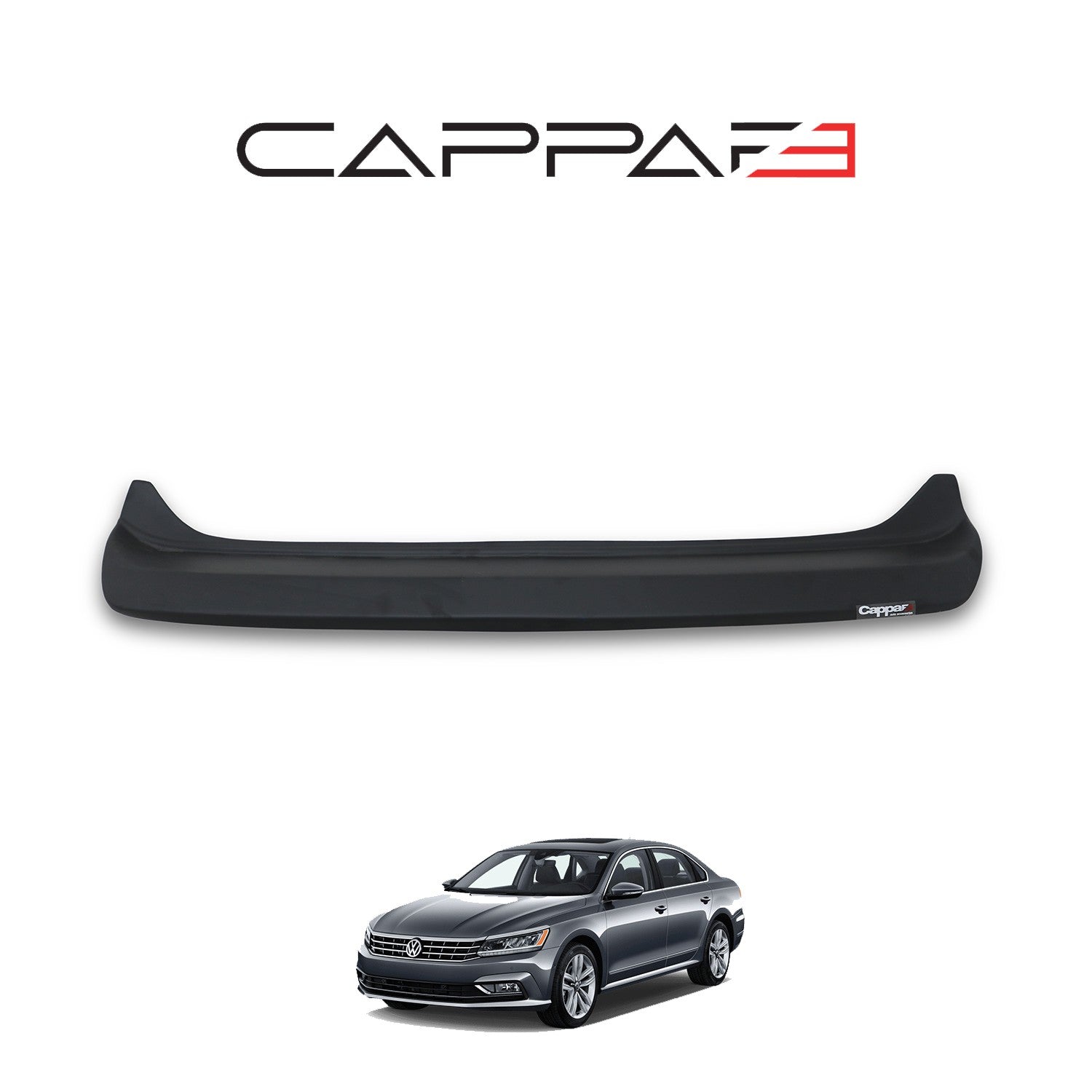Volkswagen Passat 2015 Onwards Rear Bumper Sill Protector Matt