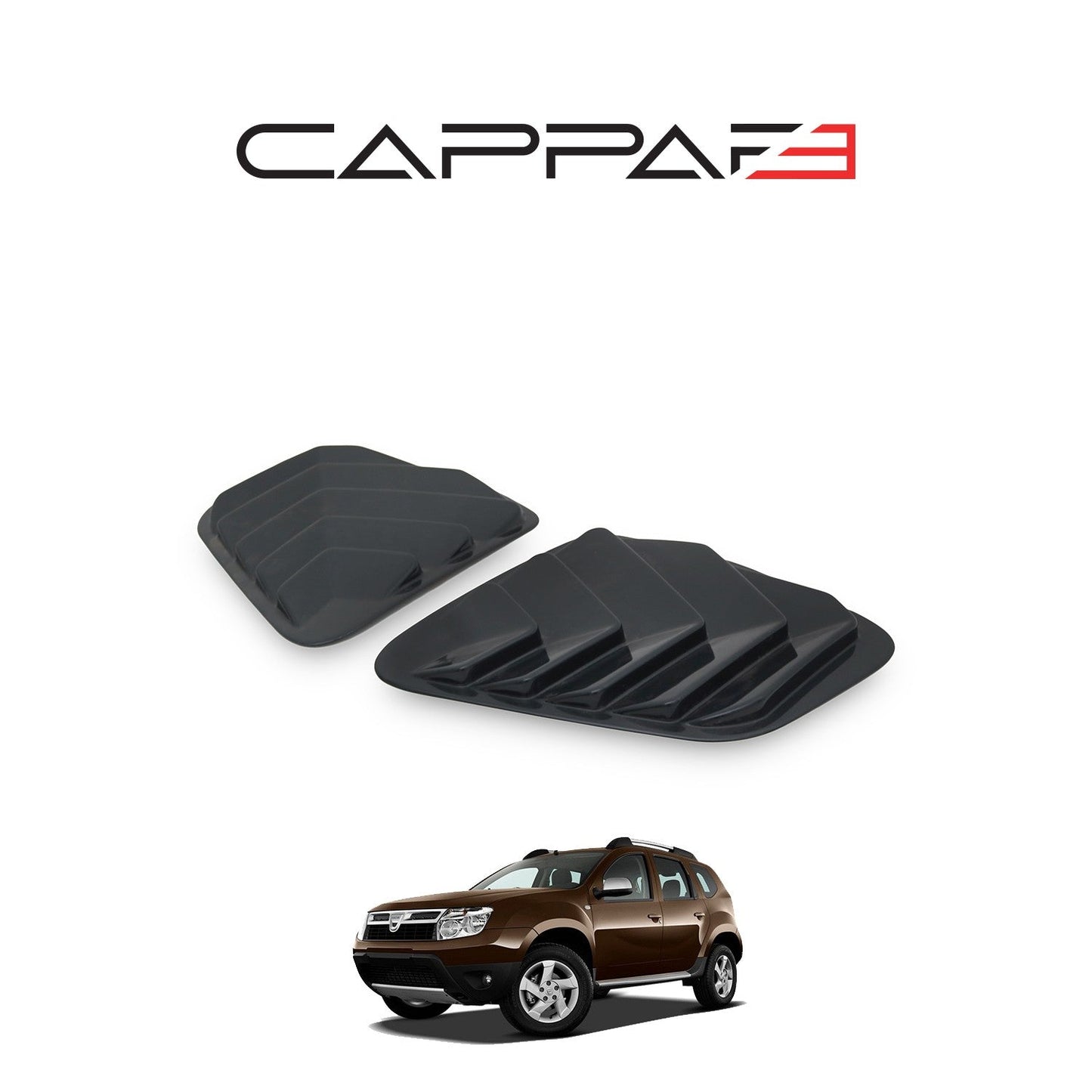 Dacia Duster 2010 - 2017 Quarter Window 2pcs