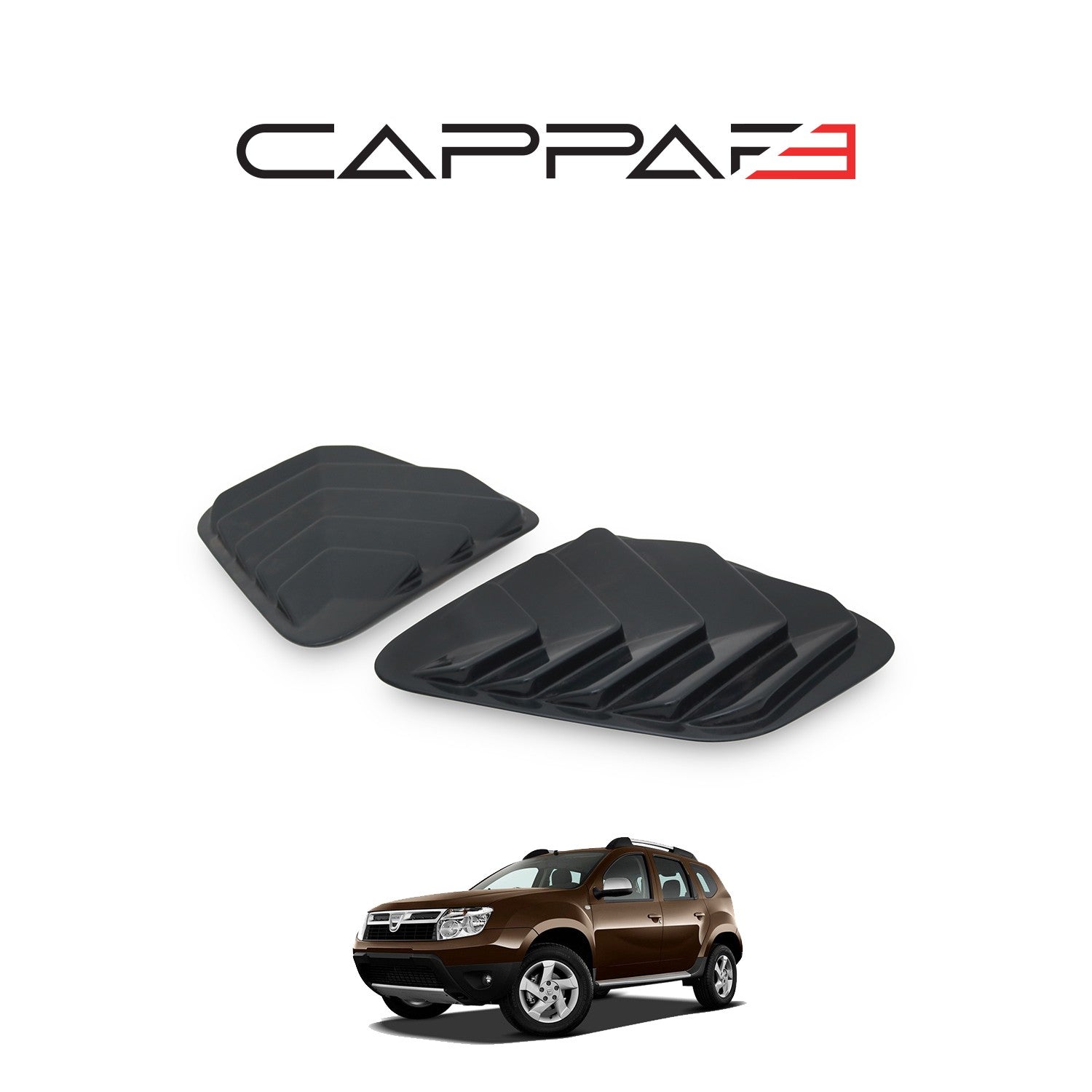 Dacia Duster 2010 - 2017 Quarter Window 2pcs
