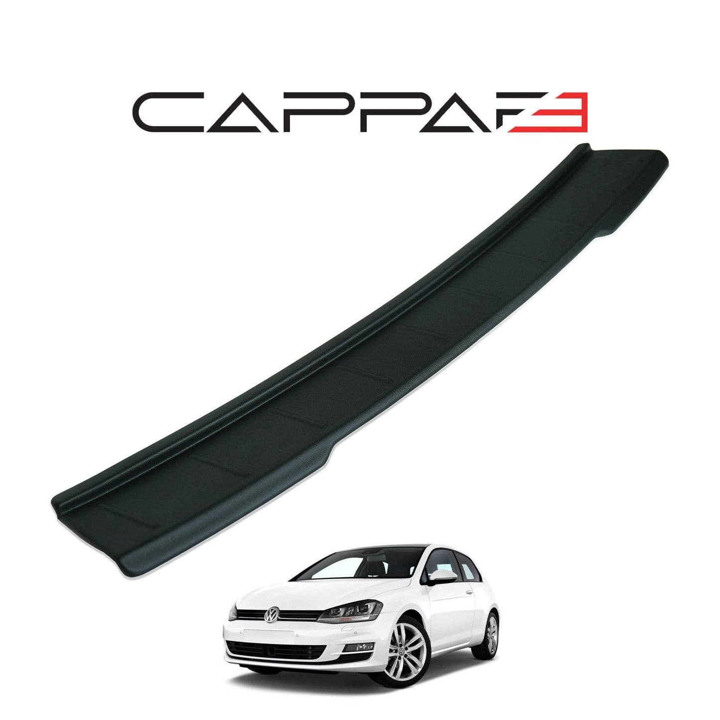 Volkswagen Golf 2013 - 2021 Rear Bumper Sill Protector Matt