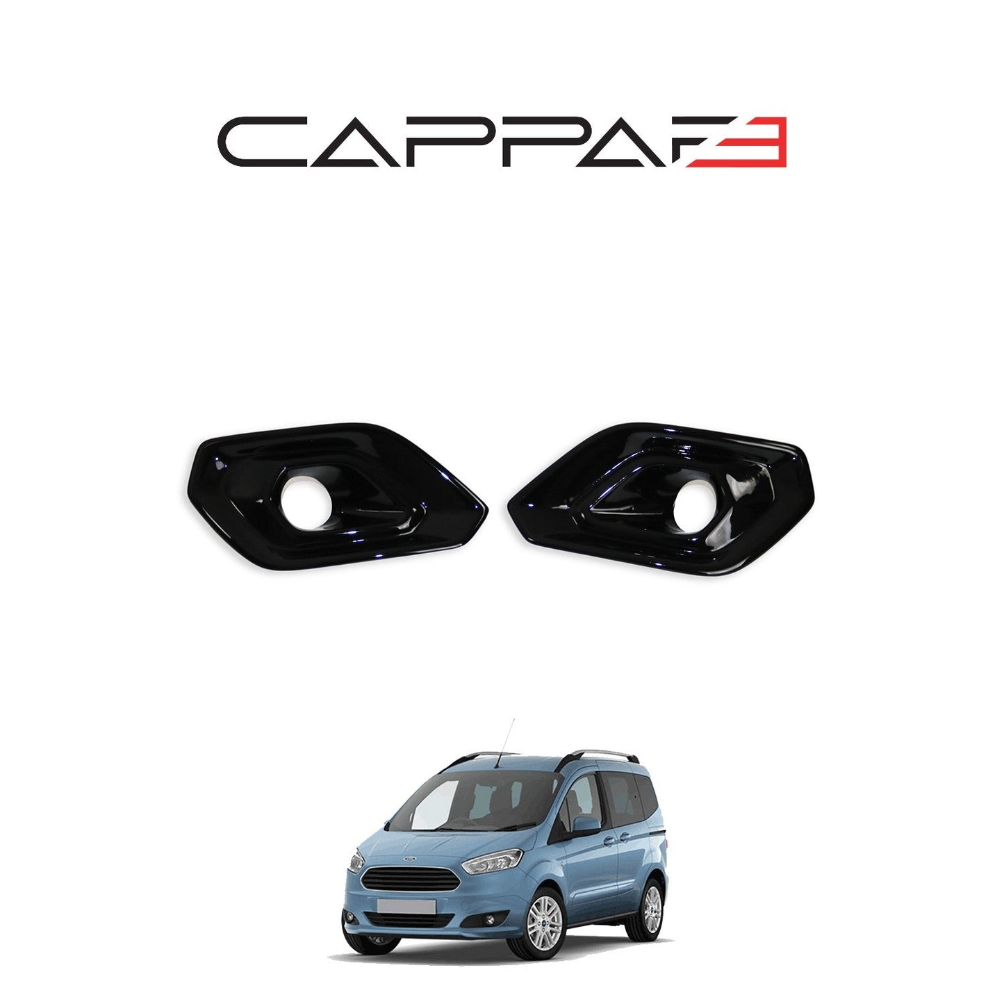 Ford Courier 2018 - 2023 Fog Lamp Frame 2pcs