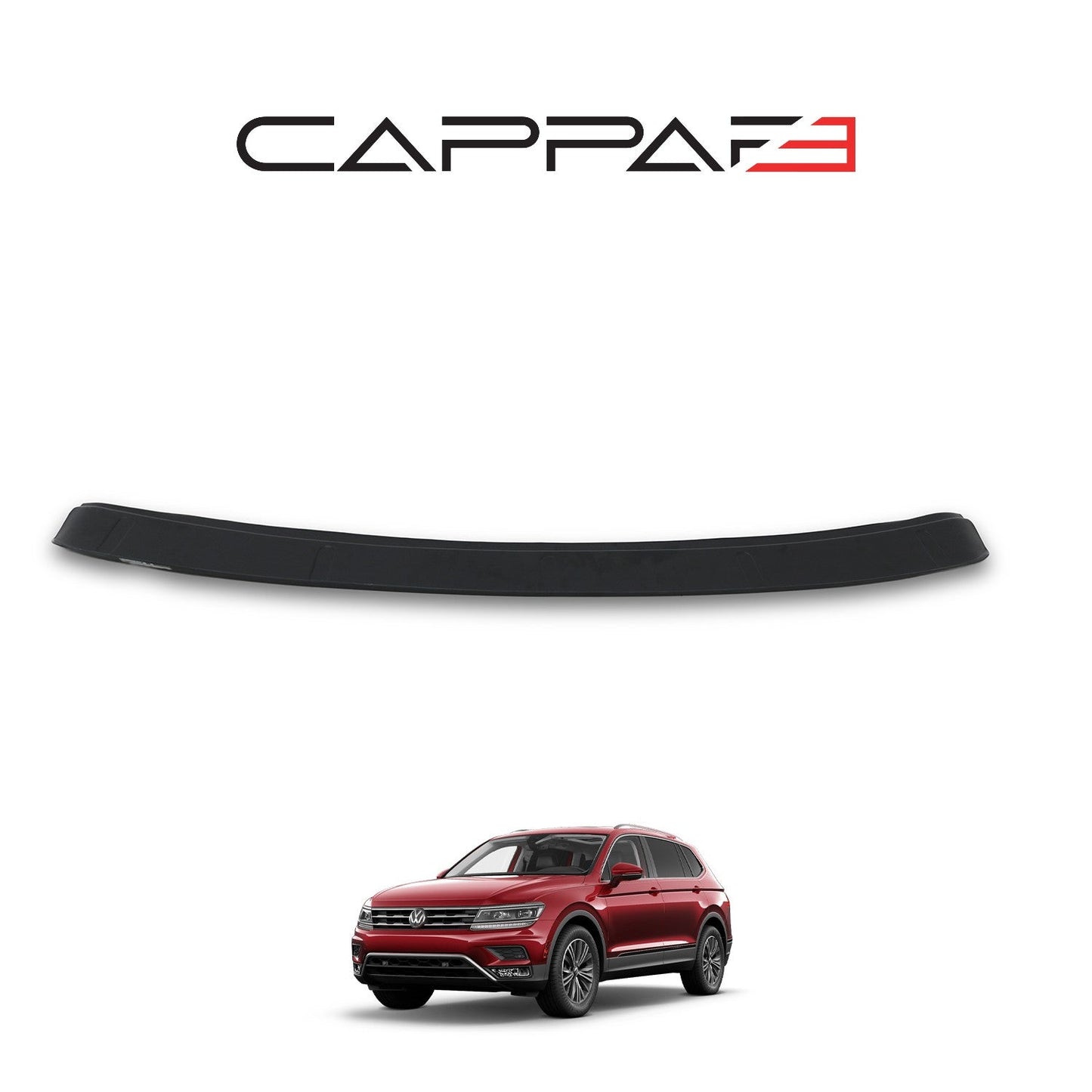 Volkswagen Tiguan 2016 Onwards Rear Bumper Sill Protector Matt